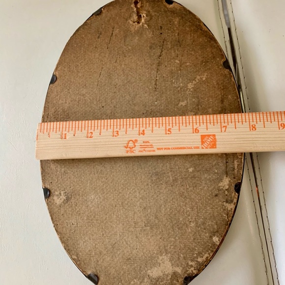 Vintage Metal Oval Picture From Holland 8/12 Inch - Picture 7 of 14